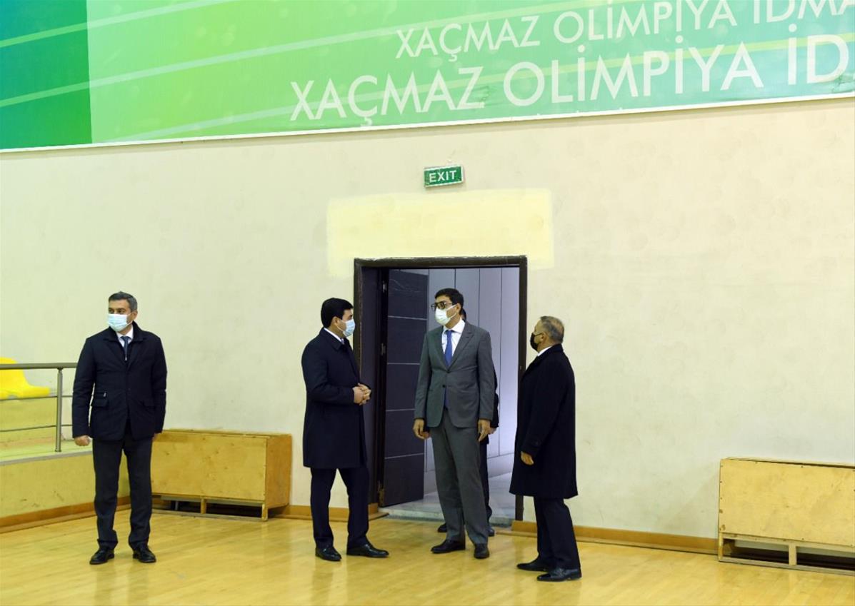 Gənclər və idman naziri ölkəmizin şimal rayonlarına səfər edib